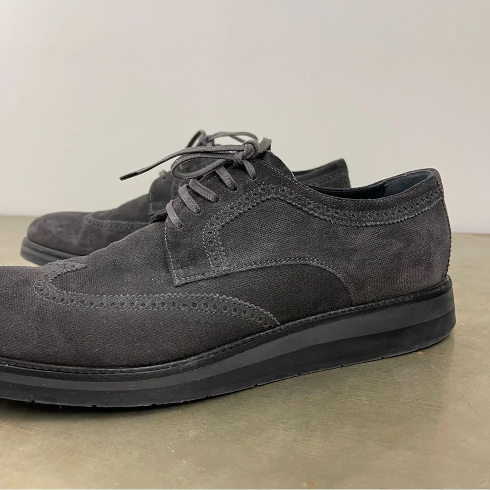 VINCE Pryce Suede Wingtip Oxford Lace Up Shoes
